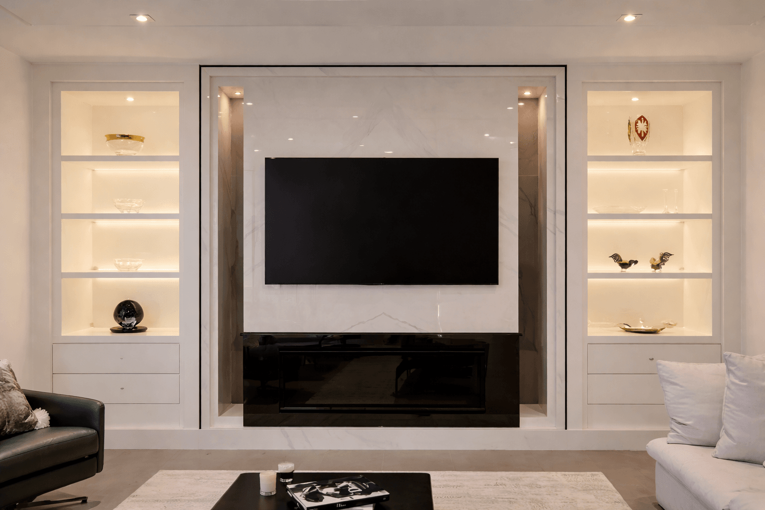 Living Area Cabinet & Shelves