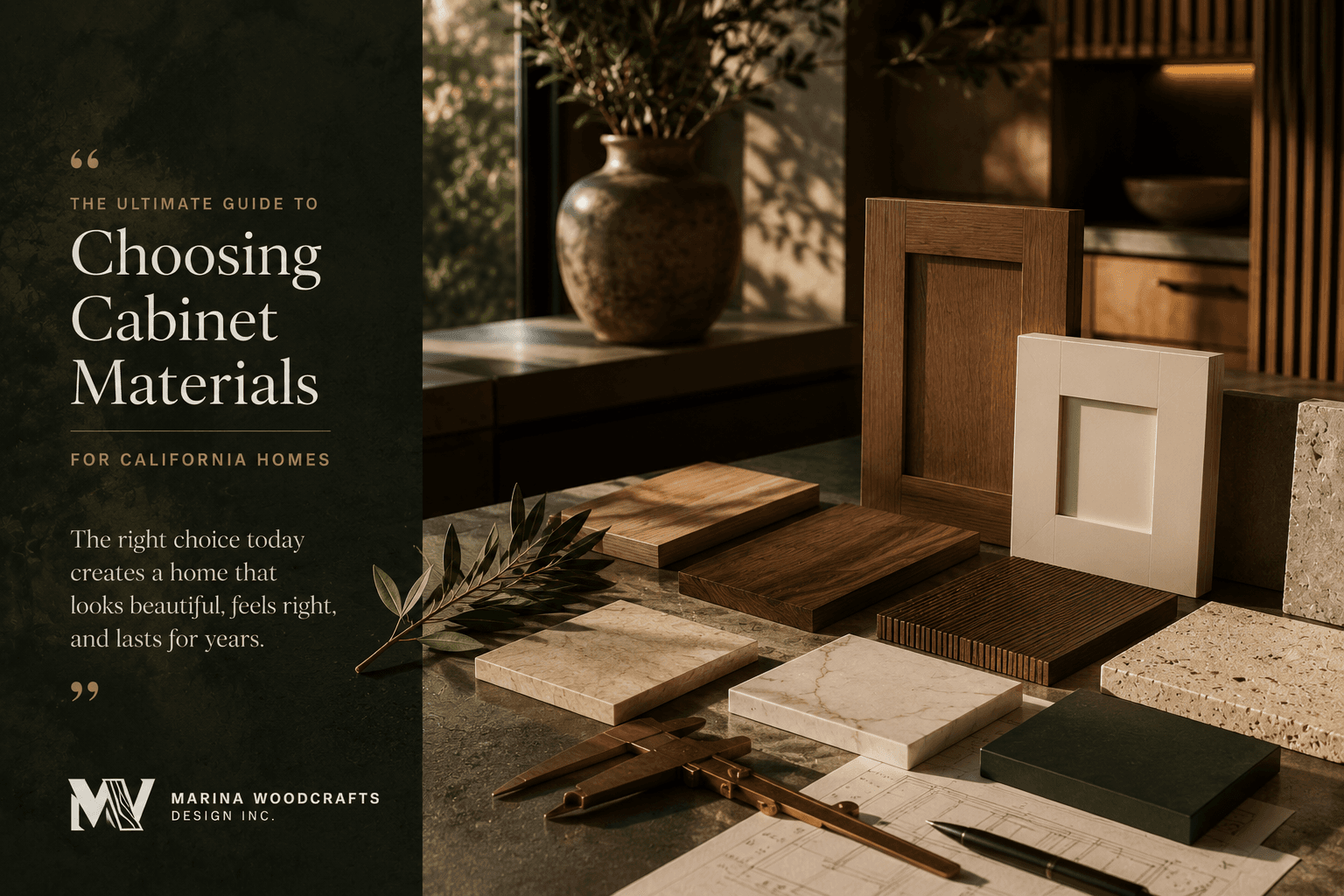 How to Choose the Perfect Cabinet Materials for California Homes